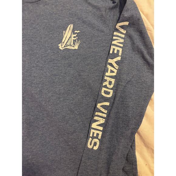 Vineyard Vines Long Sleeve Graphic Tee – Blue – Size Small - Picture 3 of 5